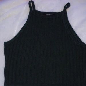 Forever ♾ 21 green crop top!